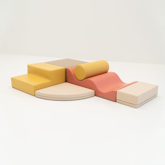 IGLU Explorer Soft Play – Pastel Klimblokken