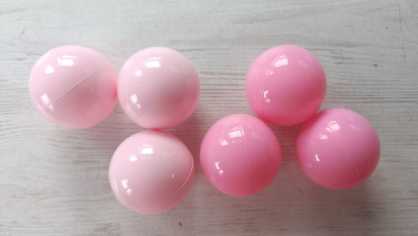 Ballenbakballen 7 cm Pastelroze