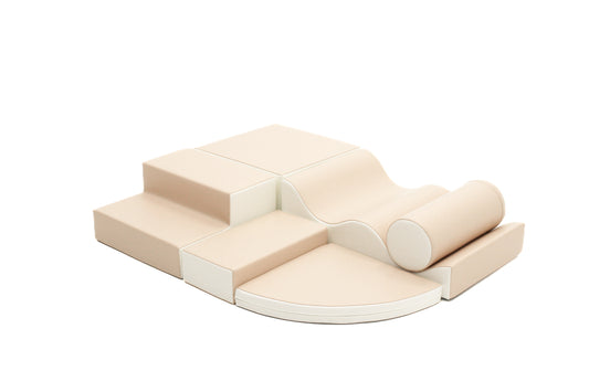 IGLU Explorer Zachte Speelset – Wit Beige Klimblokken