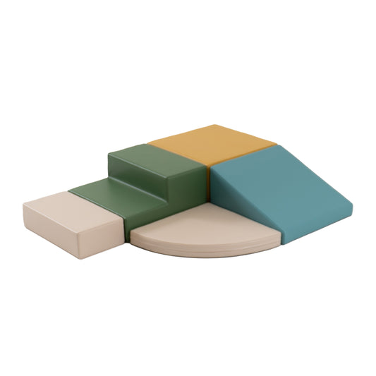 IGLU Soft Play Climber Foamblokken – Donker Pastel