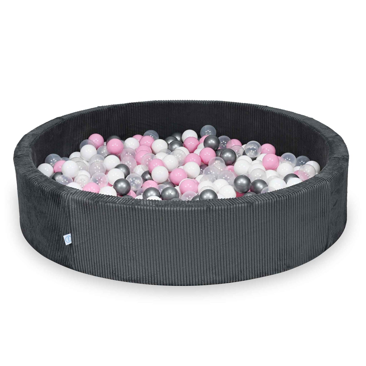 XXL Ribstof ballenbak 130 cm incl. 600 ballen - in 8 kleuren