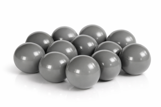 Ballenbakballen 8 cm Grijs