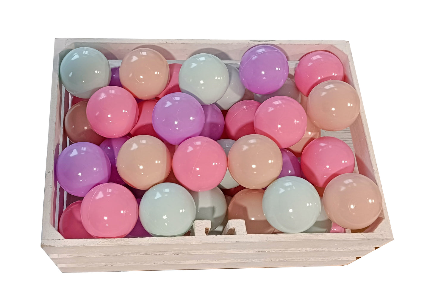 Ballenbakballen 7 cm Pastelroze