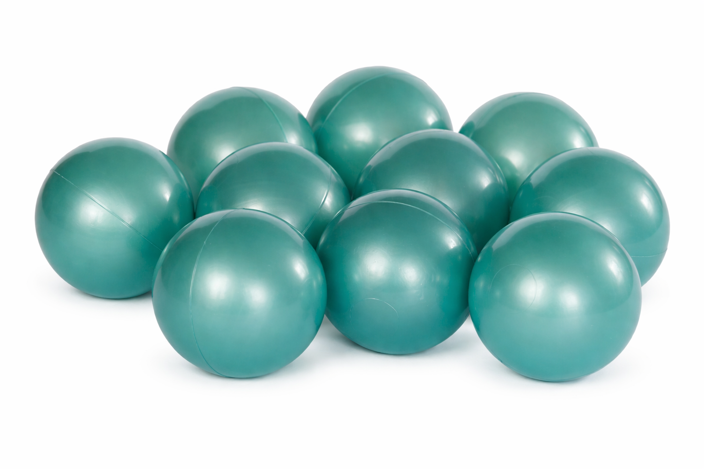 Ballenbakballen 7 cm – metallic turquoise