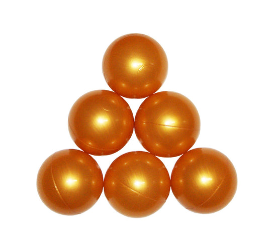 Ballenbakballen 7 cm – metallic goud