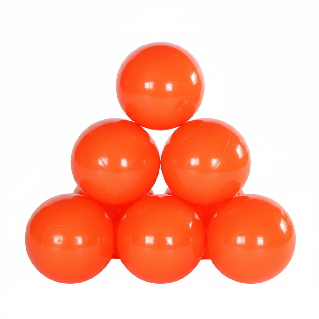 Oranje ballen driehoek zonder watermerk