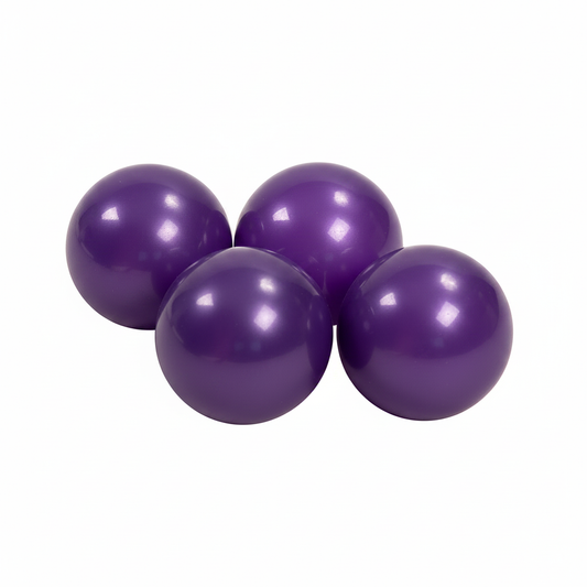 Parelmoer paars ballen zonder logo