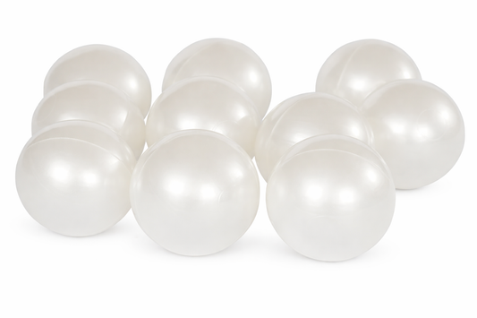 Metallic parelmoer ballenbakballen 7 cm