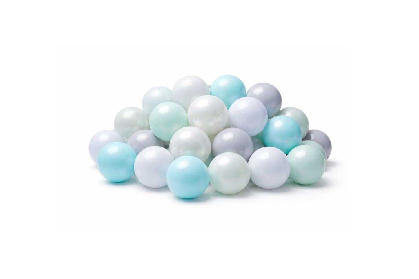 Ballenbakballen 7 cm – metallic munt
