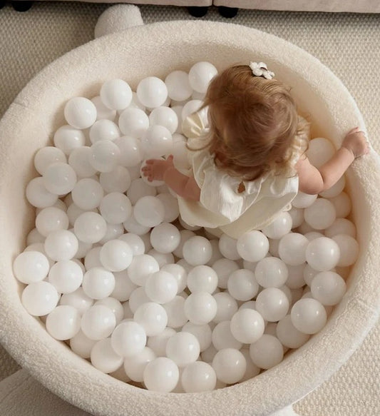 Ballenbakballen 8 cm Wit