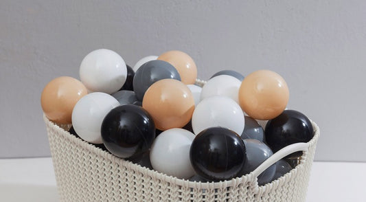 Ballenbakballen 7 cm Beige