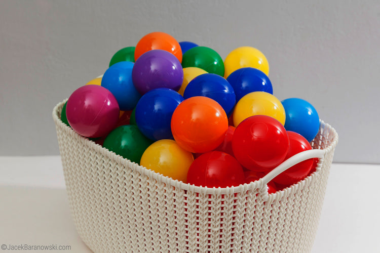 Ballenbakballen 8 cm Oranje