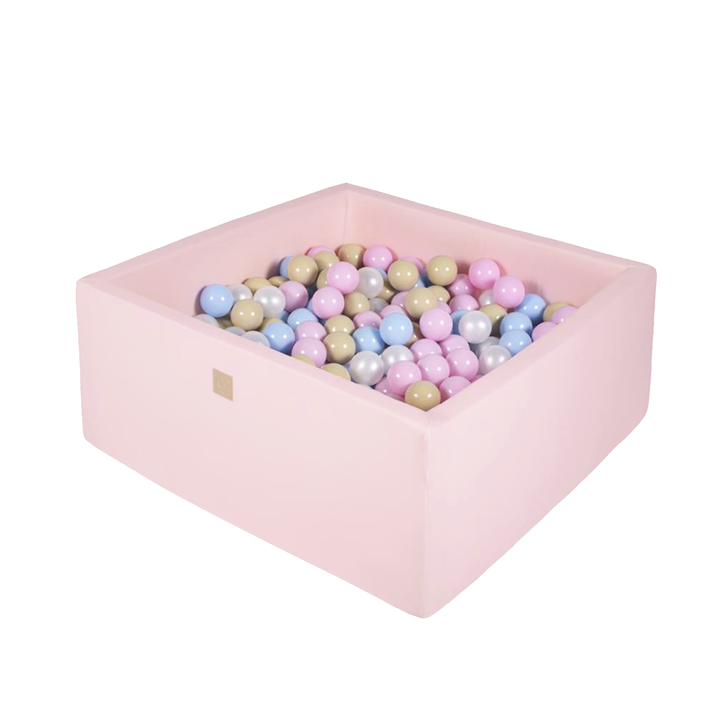 MeowBaby Vierkante Katoenen ballenbak met ballen "Candy"