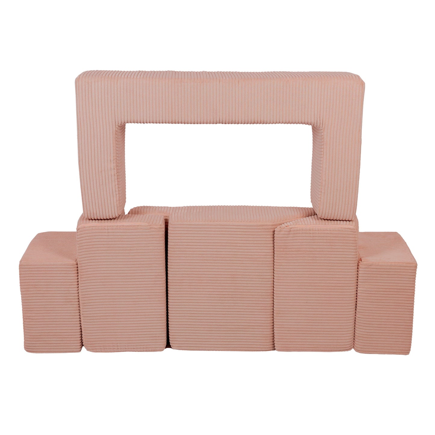 Multifunctionele 6-Delige Foamblokken Playsofa in 4 Kleuren