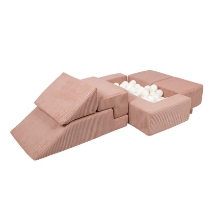 Multifunctionele 6-Delige Foamblokken Playsofa in 4 Kleuren