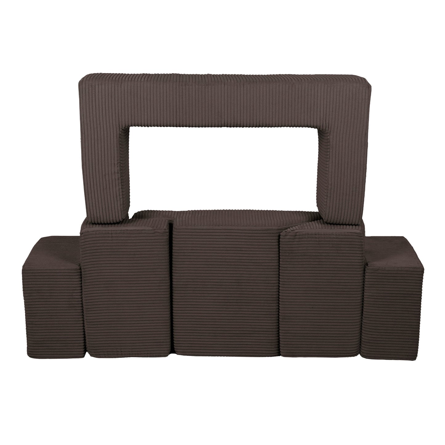 Multifunctionele 6-Delige Foamblokken Playsofa in 4 Kleuren
