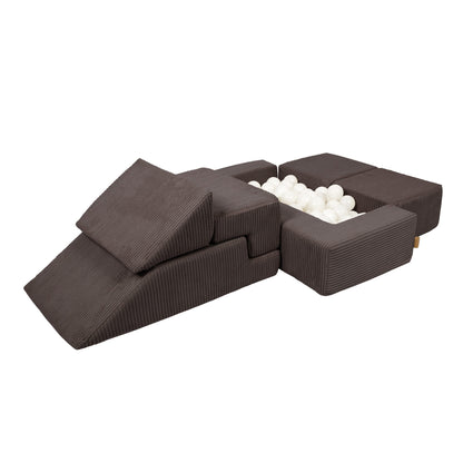Multifunctionele 6-Delige Foamblokken Playsofa in 4 Kleuren