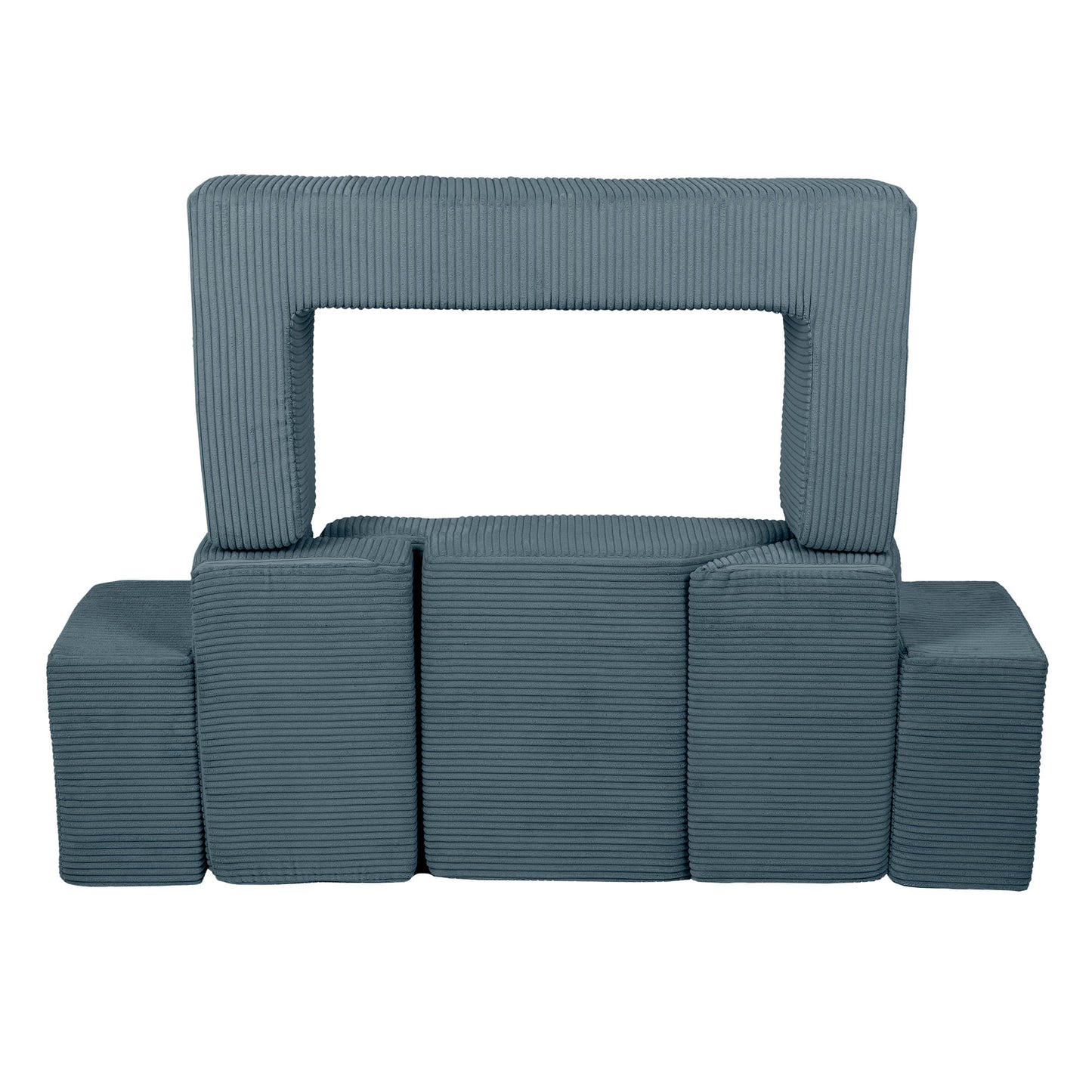 Multifunctionele 6-Delige Foamblokken Playsofa in 4 Kleuren