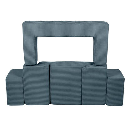 Multifunctionele 6-Delige Foamblokken Playsofa in 4 Kleuren