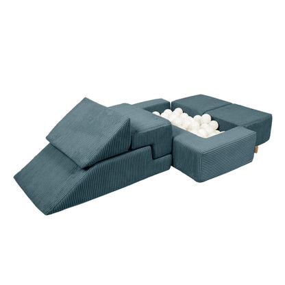 Multifunctionele 6-Delige Foamblokken Playsofa in 4 Kleuren