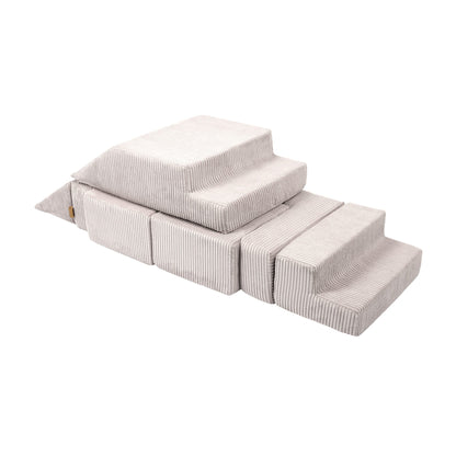 Multifunctionele 6-Delige Foamblokken Playsofa in 4 Kleuren