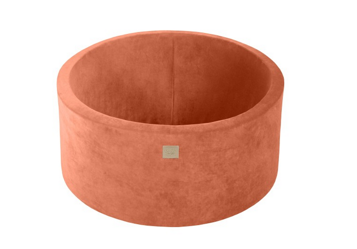 Ballenbak MeowBaby Velvet Marsala Rood