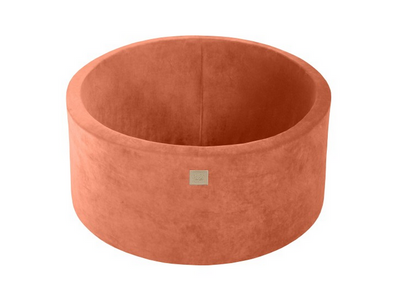 Ballenbak MeowBaby Velvet Marsala Rood