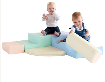 IGLU Explorer Zachte Speelset – Licht pastel Klimblokken