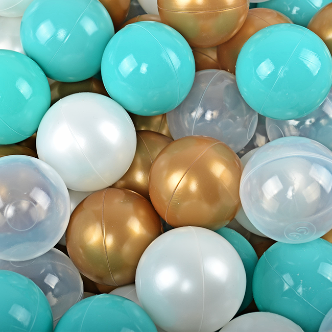 MeowBaby Ronde Katoenen ballenbak met ballen "Dreams"