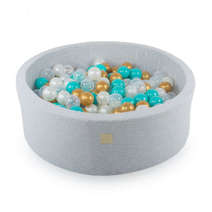 MeowBaby Ronde Katoenen ballenbak met ballen "Dreams"