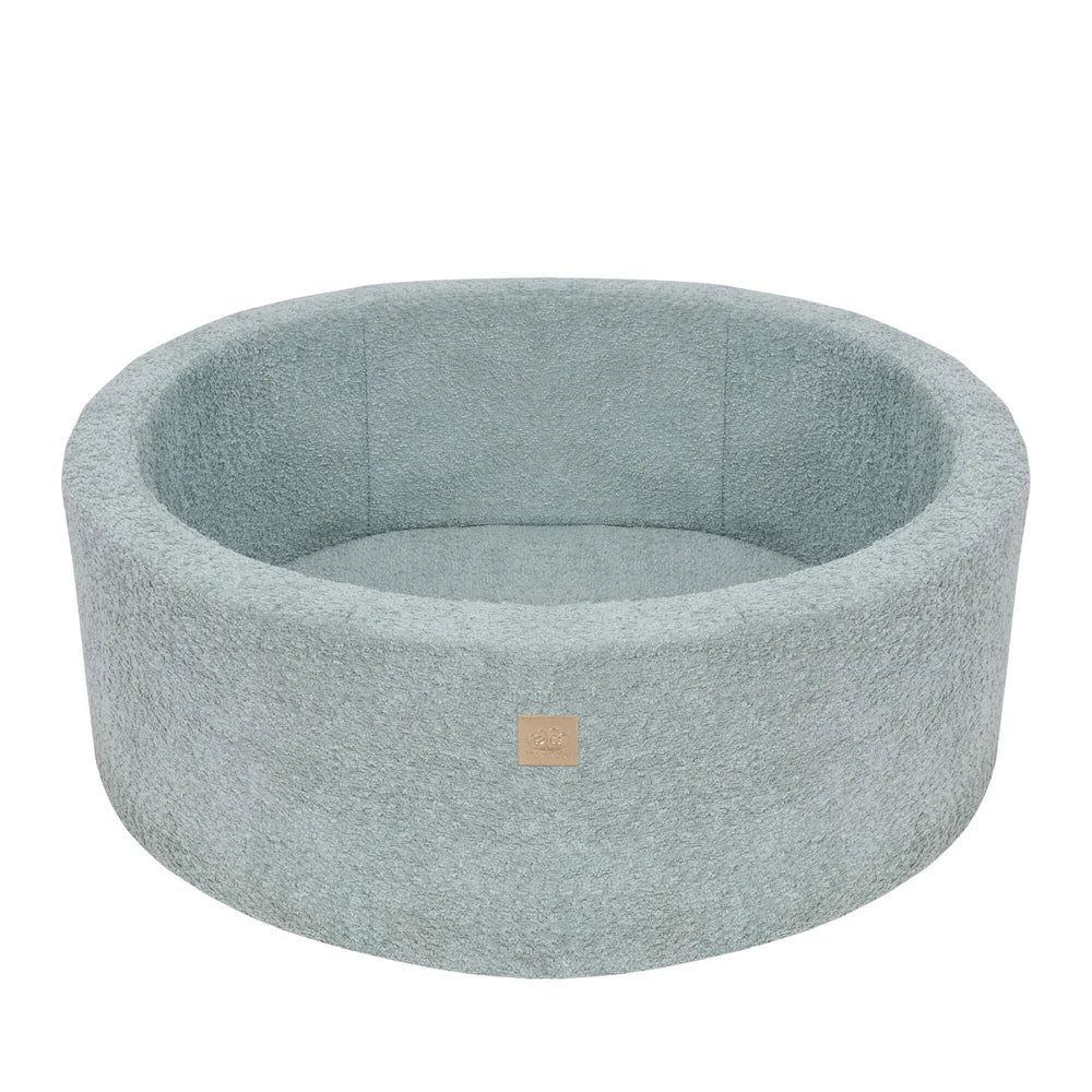MeowBaby Ronde Bouclé ballenbak Fresh Mint