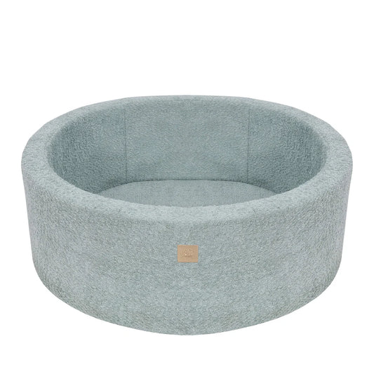 MeowBaby Ronde Bouclé ballenbak Fresh Mint