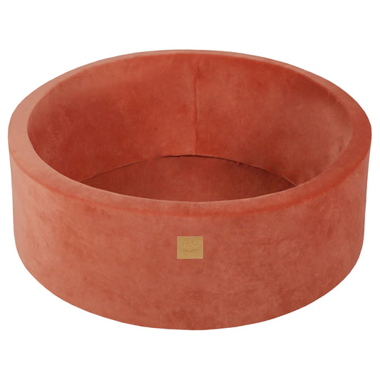 Ballenbak MeowBaby Velvet Marsala Rood