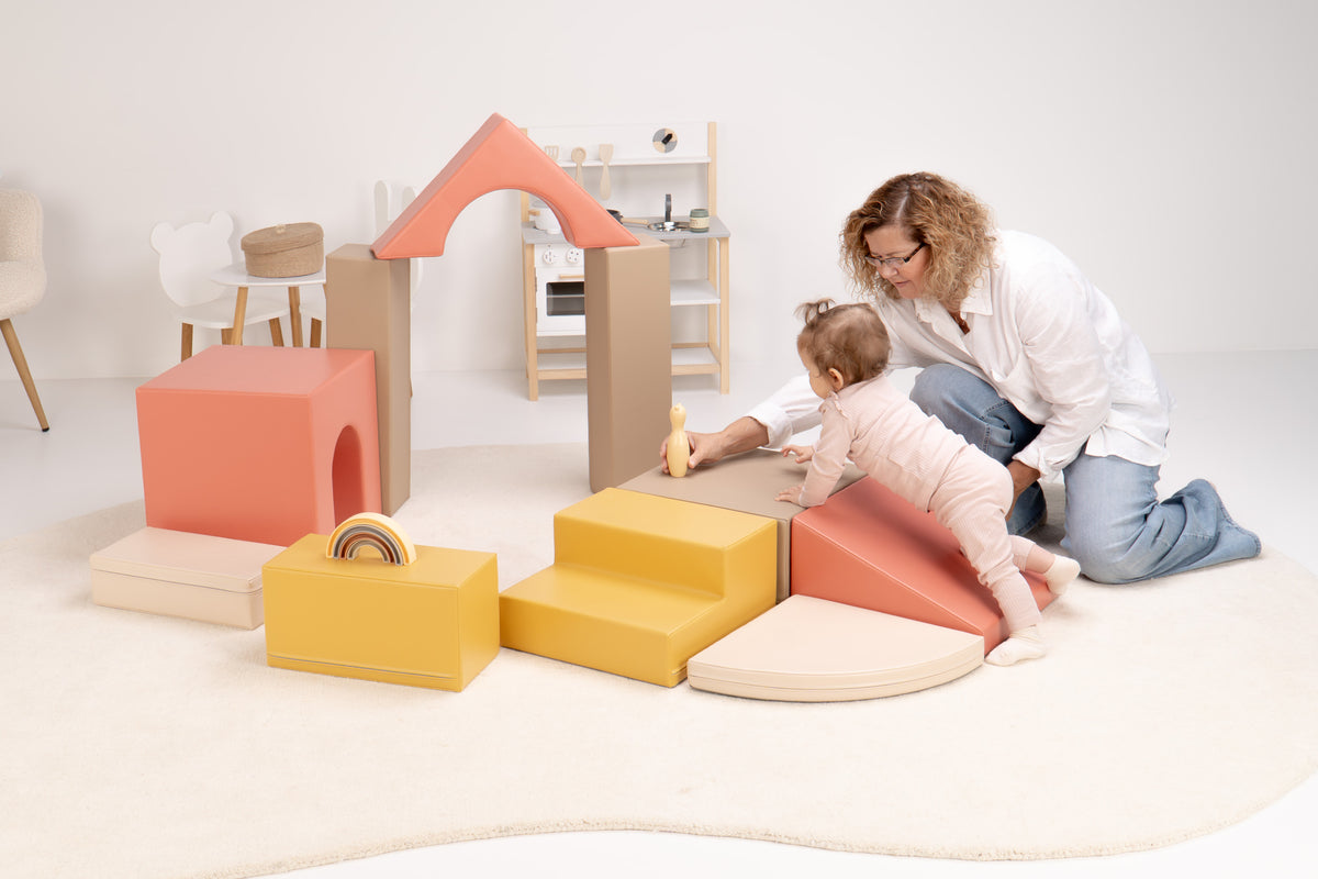 Klimblokken Baby Gym  10-delig – IGLU Soft Play Foamblokken | 5 Varianten