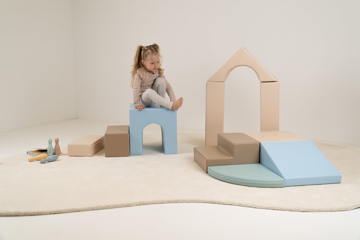 Klimblokken Baby Gym  10-delig – IGLU Soft Play Foamblokken | 5 Varianten