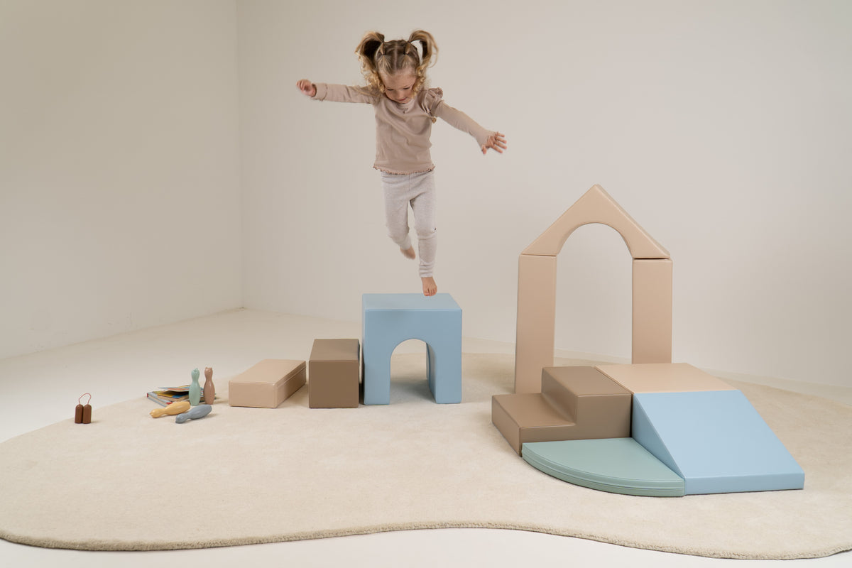 Klimblokken Baby Gym  10-delig – IGLU Soft Play Foamblokken | 5 Varianten