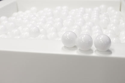 Ballenbakballen 8 cm Wit