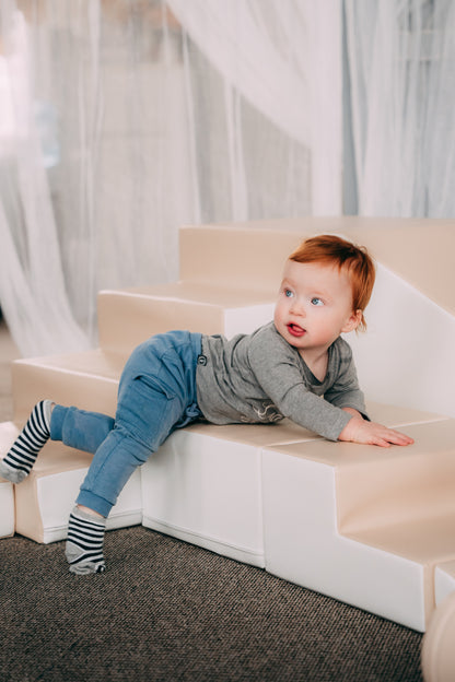 IGLU Explorer Zachte Speelset – Wit Beige Klimblokken
