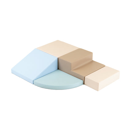 IGLU Corner Climber Soft Play – zand & blauw