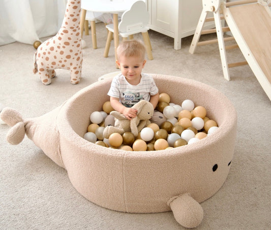 Walvis Ballenbak Bouclé Oat Biscuit Beige