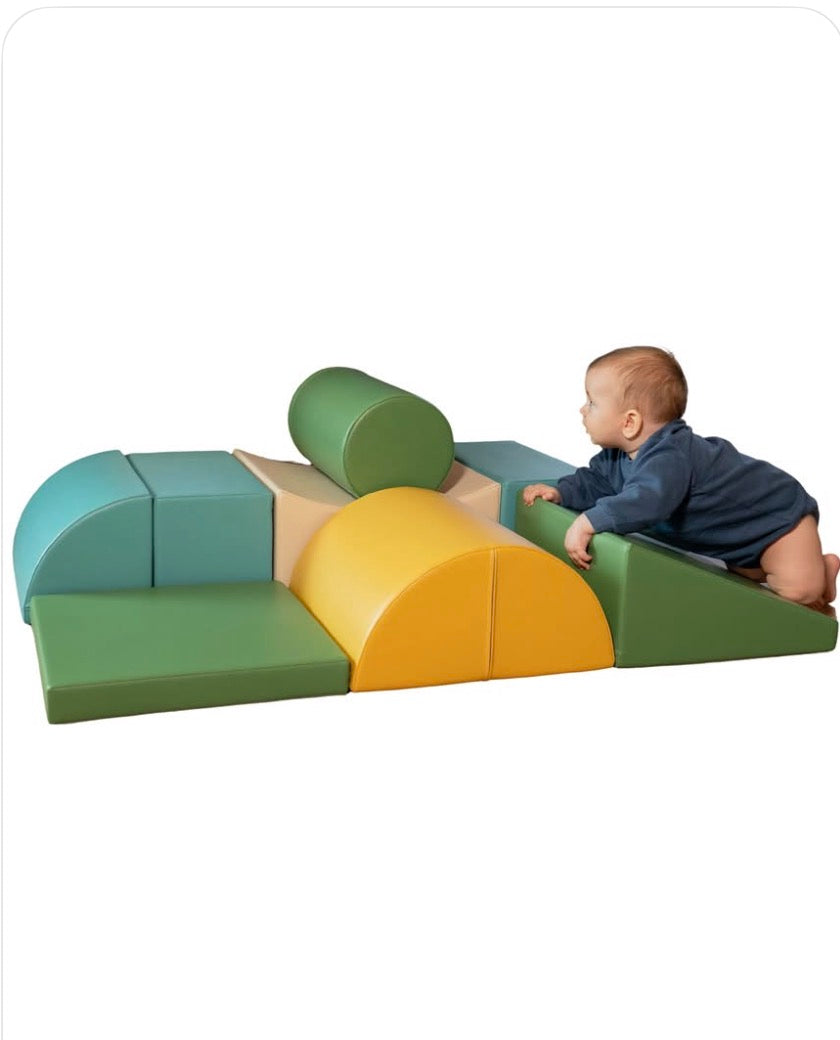 IGLU 8-Delige Foamblokken Set – Softplay Speelset in 2 Kleuren
