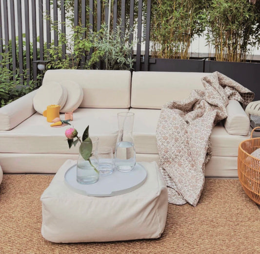 Outdoor Kinderbank Sofa – Modulaire Speelbank – 2 Kleuren