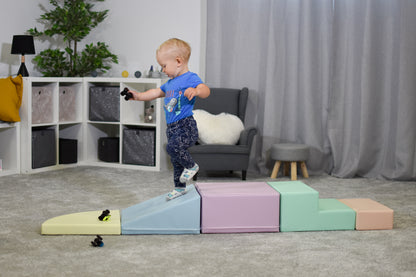 IGLU Corner Climber Soft Play – Licht Pastel