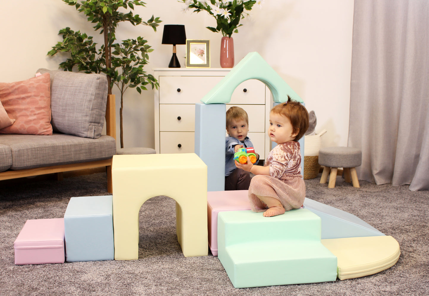 IGLU klimblokken 10 delige set foamblokken – Softplay Speelset