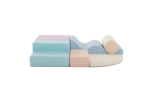 IGLU Explorer Zachte Speelset – Licht pastel Klimblokken