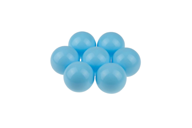 Ballenbakballen 7 cm Babyblauw