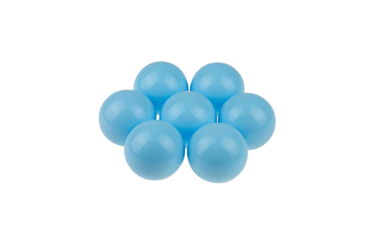 Ballenbakballen 7 cm Babyblauw