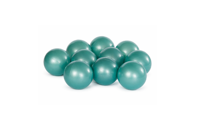 Ballenbakballen 7 cm – metallic turquoise