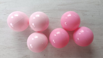Ballenbakballen 7 cm Pastelroze