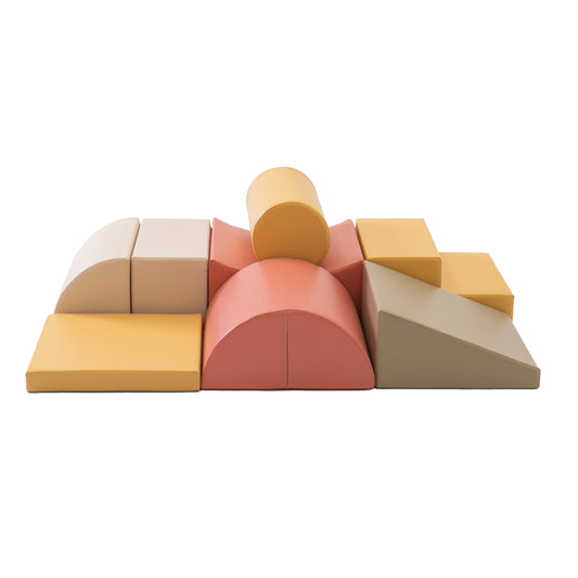 IGLU 8-Delige Foamblokken Set – Softplay Speelset in 2 Kleuren